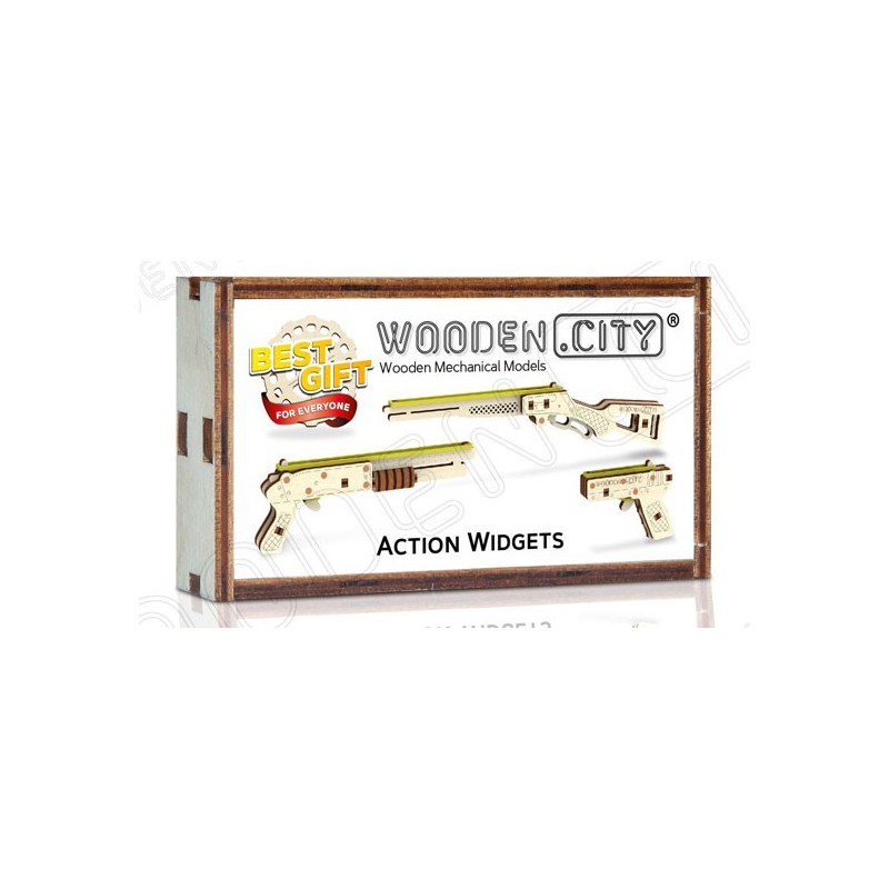 Puzzle 3D mécanique facile pour maquette Widget Canons