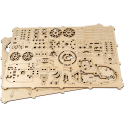 Intermediate Mechanical 3D puzzle for helicopter model | Scientific-MHD