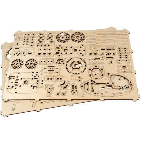 Intermediate Mechanical 3D puzzle for helicopter model | Scientific-MHD