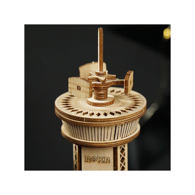 Puzzle 3D mécanique intermédiaire pour maquette La tour de contrôle musicale Puzzle 3D mécanique intermédiaire pour maquette La tour de contrôle musicale