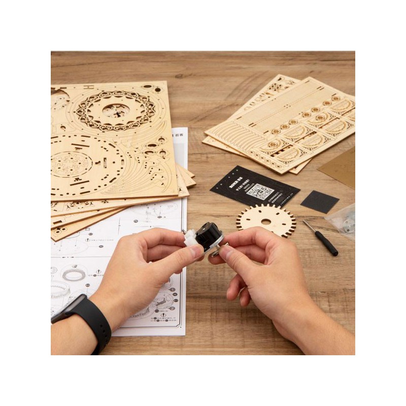 Puzzle 3D mécanique intermédiaire pour maquette La tour de contrôle musicale Puzzle 3D mécanique intermédiaire pour maquette La tour de contrôle musicale