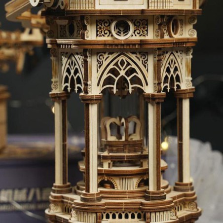 Easy mechanical 3D puzzle for luminous and musical Victorian lantern model | Scientific-MHD