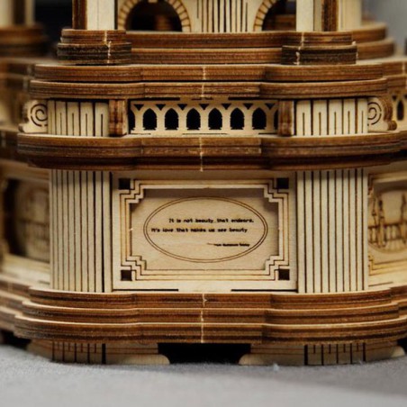 Easy mechanical 3D puzzle for luminous and musical Victorian lantern model | Scientific-MHD