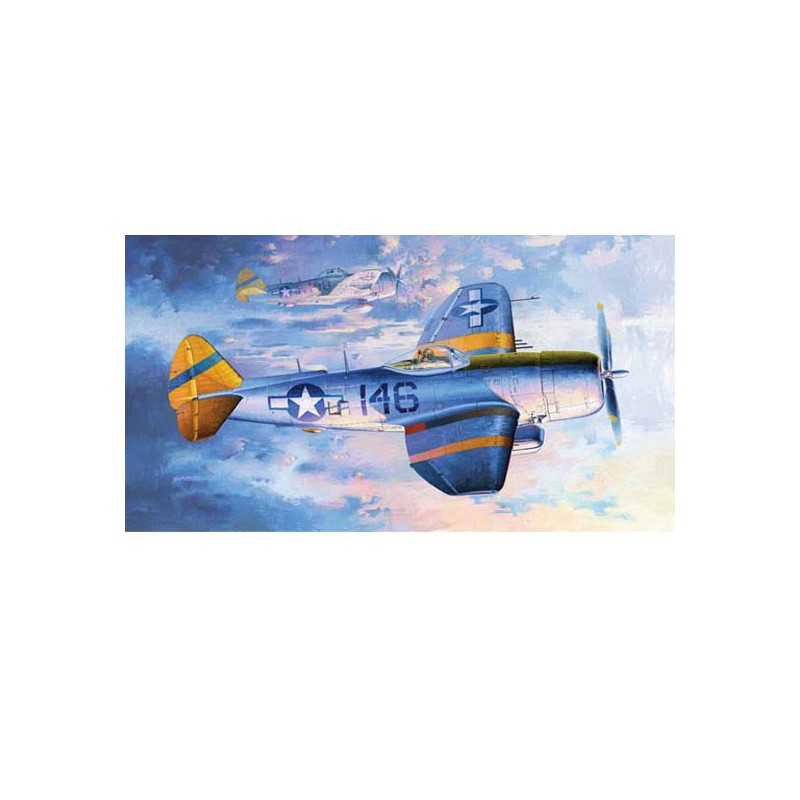 Maquette d'avion en plastique P-47N "THUNDERBOLT"