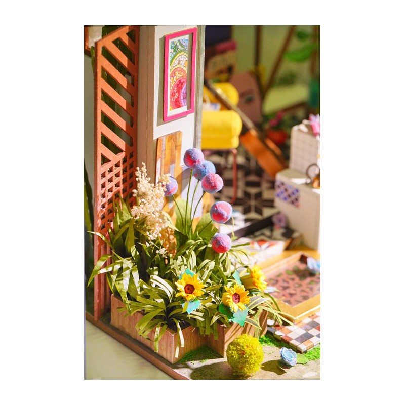 Puzzle 3D mécanique intermédiaire pour maquette Le cabanon de Lily