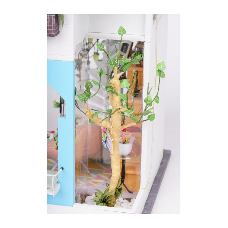 Puzzle 3D mécanique intermédiaire pour maquette Le loft de Dora