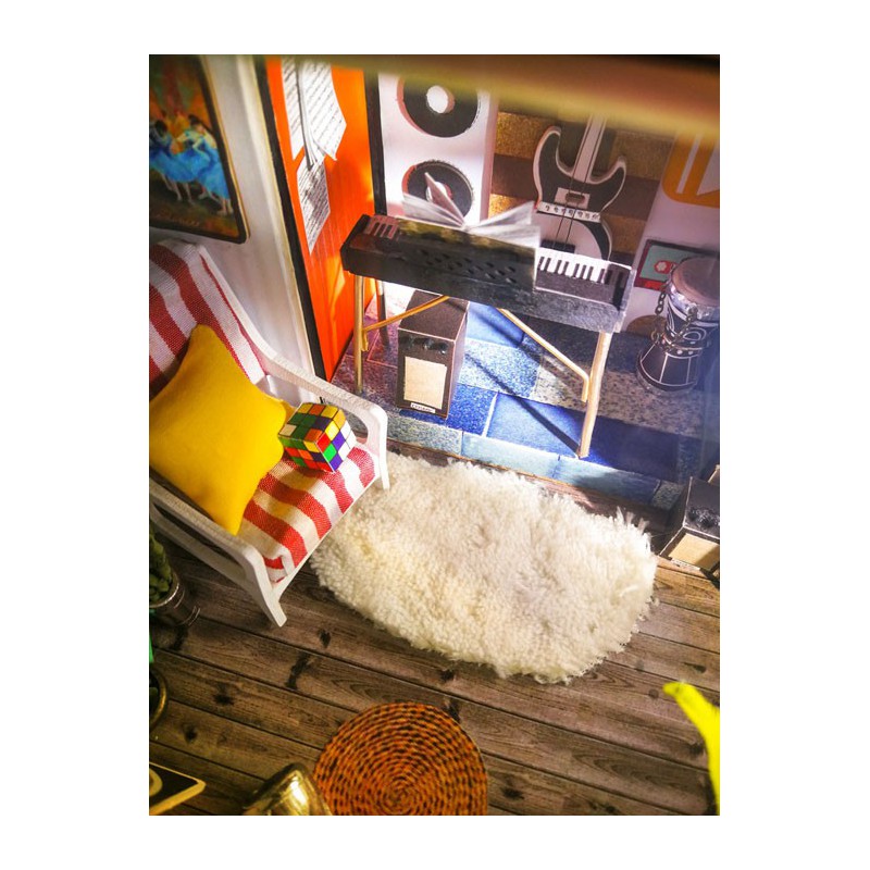 Puzzle 3D mécanique intermédiaire pour maquette Le studio de Kevin