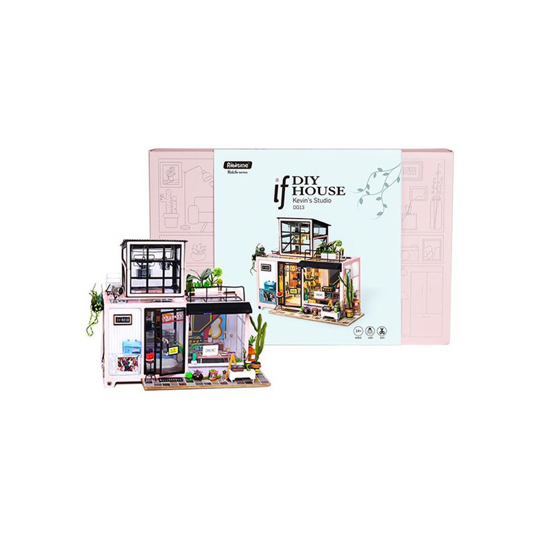 Puzzle 3D mécanique intermédiaire pour maquette Le studio de Kevin