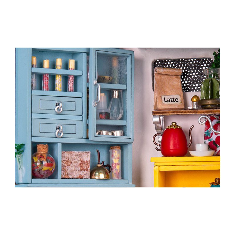 Puzzle 3D mécanique intermédiaire pour maquette Le salon de Joy