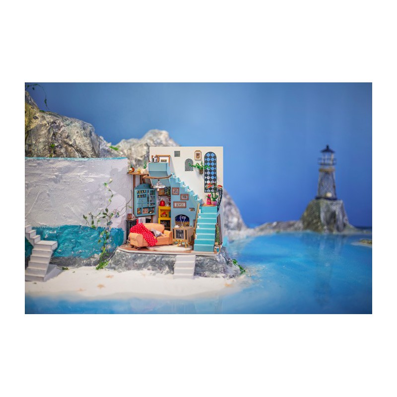 Puzzle 3D mécanique intermédiaire pour maquette Le salon de Joy