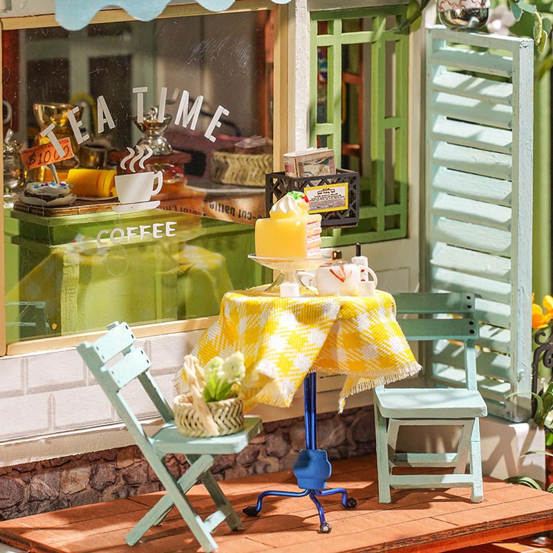 Puzzle 3D mécanique intermédiaire pour maquette Flowery sweets and Teas DIY Puzzle 3D mécanique intermédiaire pour maquette Flowery sweets and Teas DIY