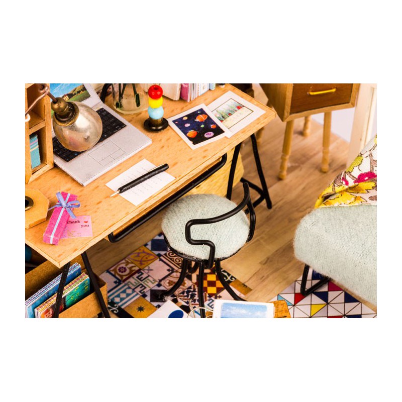 Puzzle 3D mécanique intermédiaire pour maquette Soho Time