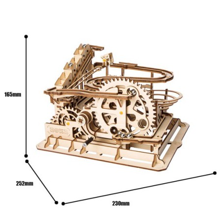 Puzzle 3D mécanique intermédiaire pour maquette Piste de billes Robotime