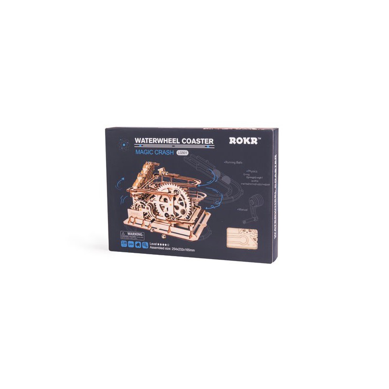 Puzzle 3D mécanique intermédiaire pour maquette Piste de billes Robotime Puzzle 3D mécanique intermédiaire pour maquette Piste de billes Robotime