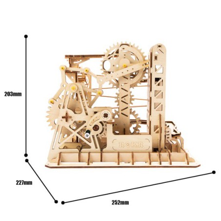Intermediate Mechanical 3D puzzle for models T track with Robotime elevator | Scientific-MHD