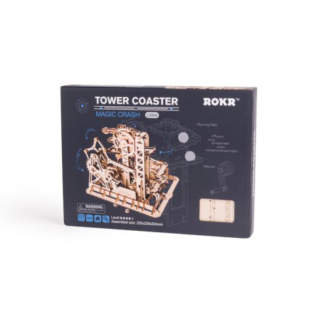 Puzzle 3D mécanique intermédiaire pour maquette Tower Coaster