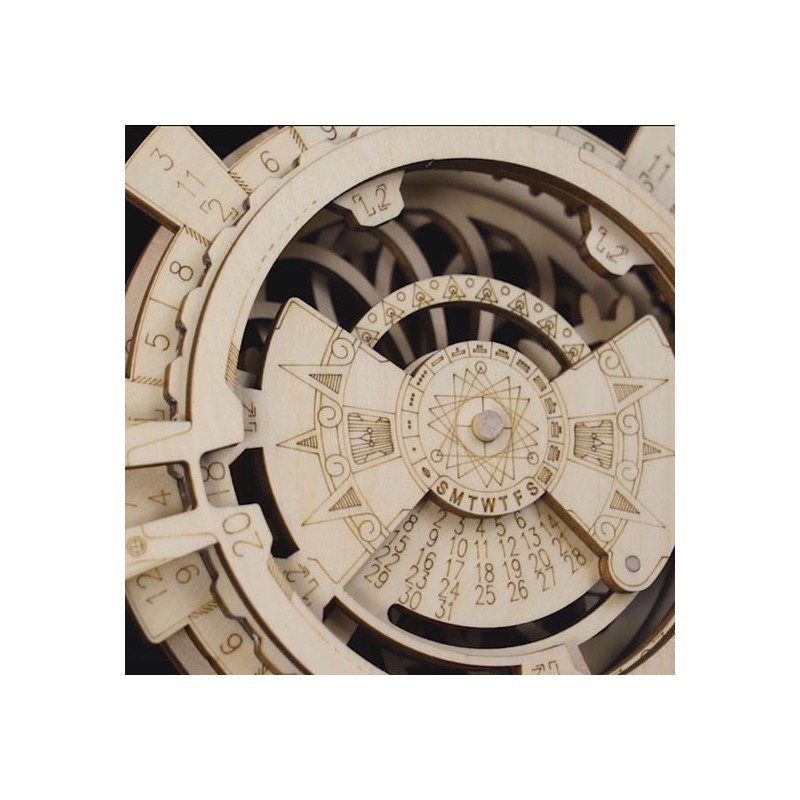 Puzzle 3D mécanique facile pour maquette Calendrier Perpétuel Robotime Puzzle 3D mécanique facile pour maquette Calendrier Perpétuel Robotime