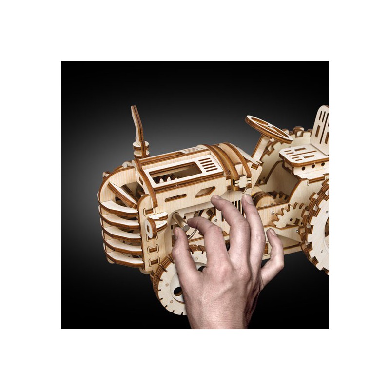 Puzzle 3D mécanique intermédiaire pour maquette Tracteur Robotime