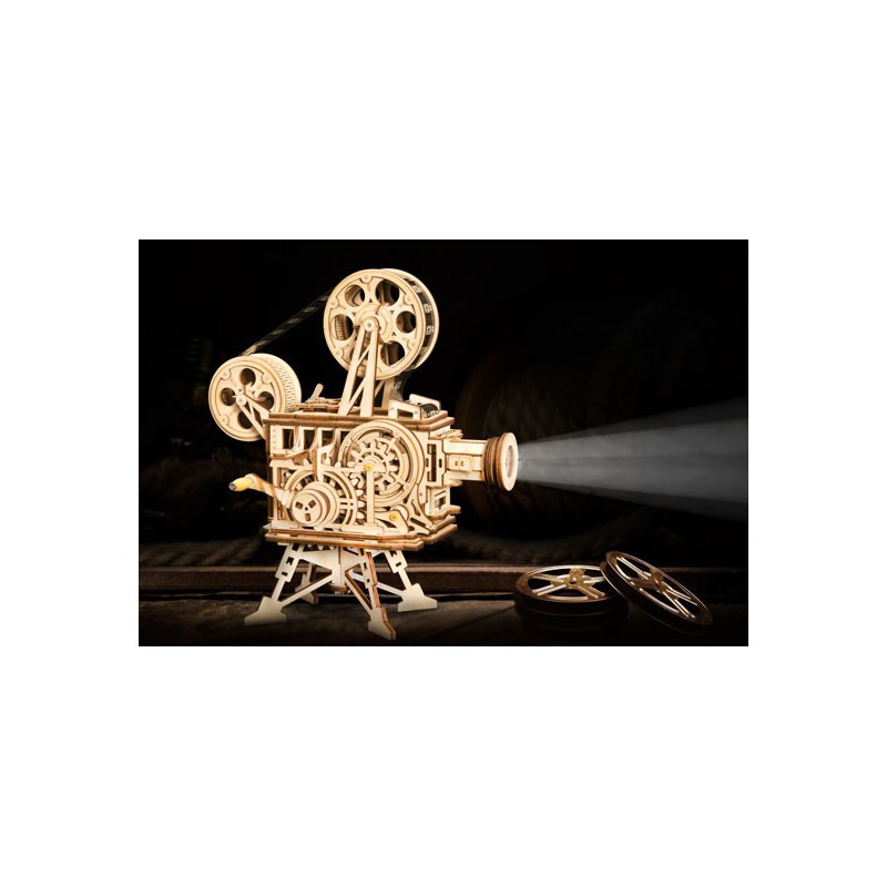 Puzzle 3D mécanique intermédiaire pour maquette Vitascope Robotime Puzzle 3D mécanique intermédiaire pour maquette Vitascope Robotime