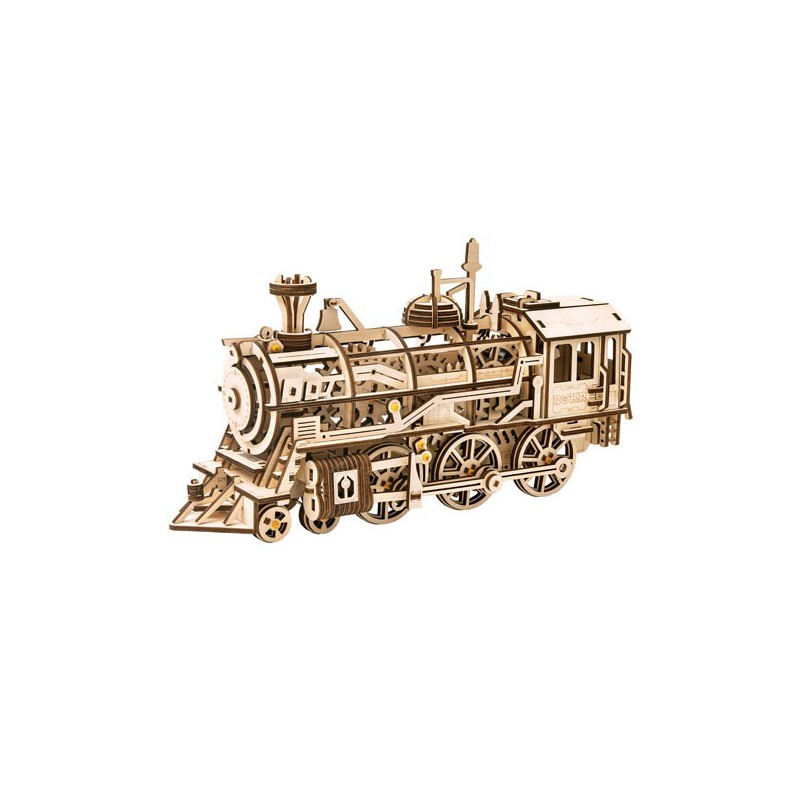 Puzzle 3D mécanique Locomotive Robotime