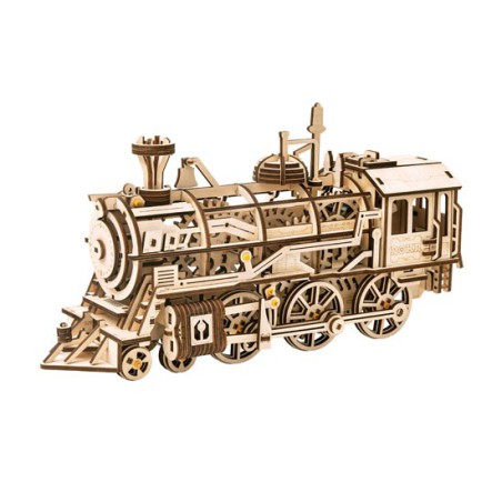 Puzzle 3D mécanique Locomotive Robotime