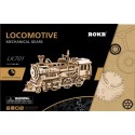 Puzzle 3D mécanique Locomotive Robotime