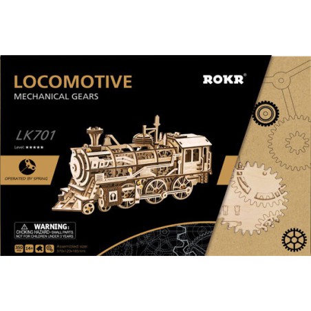 Robotime -Lokomotive 3D -Puzzle | Scientific-MHD
