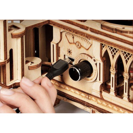 Zwischenmechanischer 3D -Puzzle für Modell des elektrischen Grammophons | Scientific-MHD