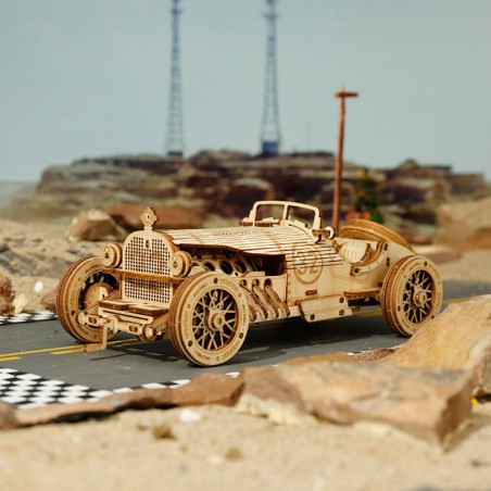 Intermediate Mechanical 3D puzzle for V8 Grand Prix car model | Scientific-MHD