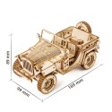 Puzzle 3D mécanique intermédiaire pour maquette Véhicule militaire US 1/18