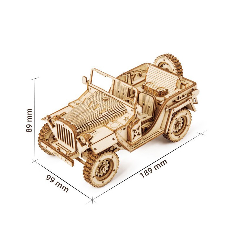 Puzzle 3D mécanique intermédiaire pour maquette Véhicule militaire US 1/18 Puzzle 3D mécanique intermédiaire pour maquette Véhicule militaire US 1/18