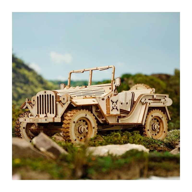 Puzzle 3D mécanique intermédiaire pour maquette Véhicule militaire US 1/18 Puzzle 3D mécanique intermédiaire pour maquette Véhicule militaire US 1/18