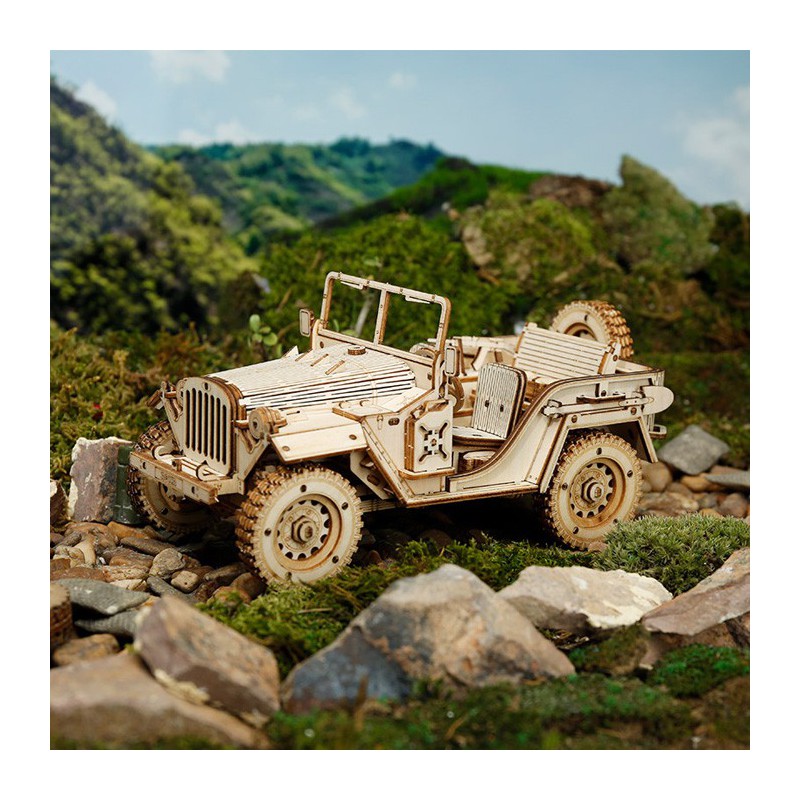 Puzzle 3D mécanique intermédiaire pour maquette Véhicule militaire US 1/18 Puzzle 3D mécanique intermédiaire pour maquette Véhicule militaire US 1/18