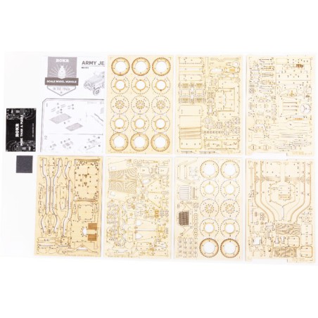 Intermediate Mechanical 3D puzzle for US military vehicle model 1/18 | Scientific-MHD