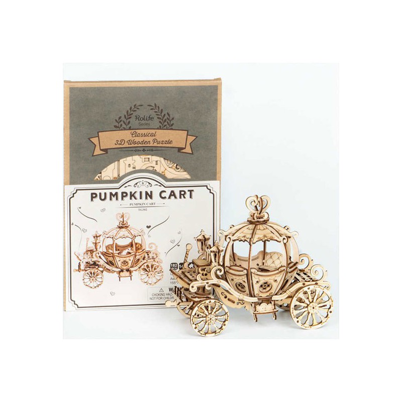 Puzzle 3D mécanique facile pour maquette Carrosse Robotime