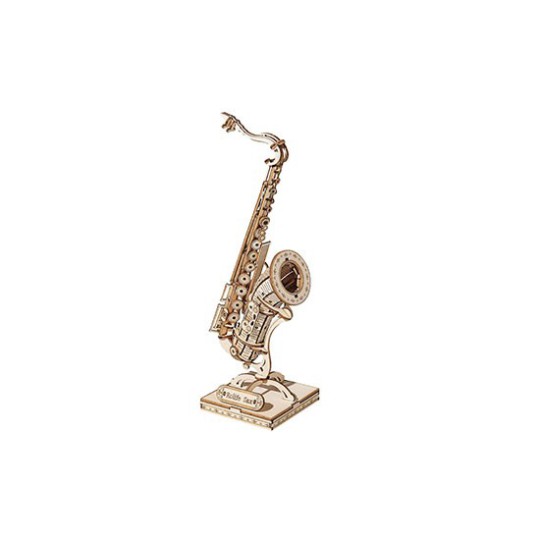 Puzzle 3D mécanique facile pour maquette Le Saxophone Puzzle 3D mécanique facile pour maquette Le Saxophone