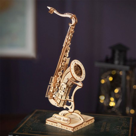 Puzzle 3D mécanique facile pour maquette Le Saxophone