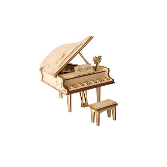Puzzle 3D mécanique facile pour maquette Grand piano Robotime Puzzle 3D mécanique facile pour maquette Grand piano Robotime
