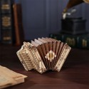 Easy mechanical 3D puzzle for model the accordion | Scientific-MHD