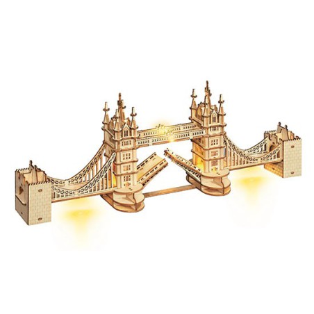 Easy mechanical 3D puzzle for Tower Bridge London model | Scientific-MHD