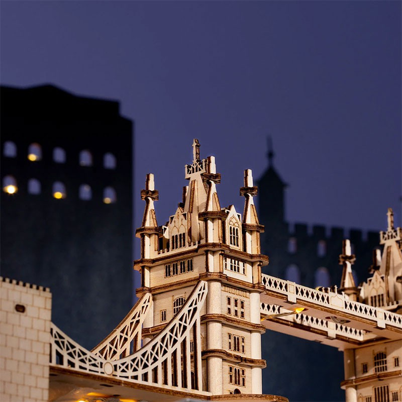Puzzle 3D mécanique facile pour maquette Tower Bridge London