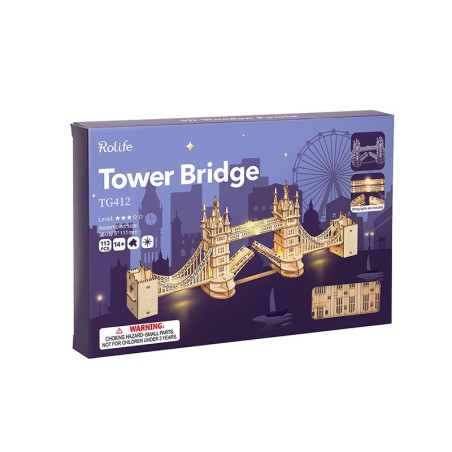 Easy mechanical 3D puzzle for Tower Bridge London model | Scientific-MHD