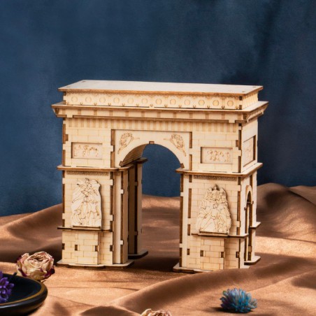 Puzzle 3D mécanique facile pour maquette Arc de Triomphe
