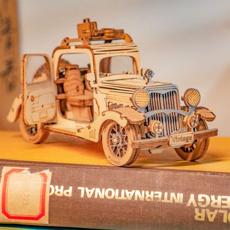 Puzzle 3D mécanique facile pour maquette Vintage car
