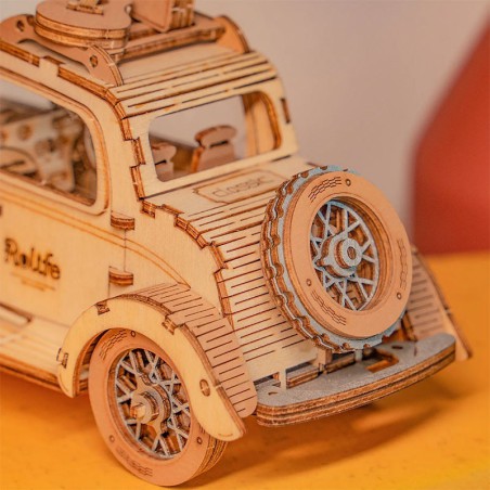 Puzzle 3D mécanique facile pour maquette Vintage car