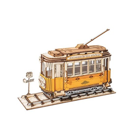 Puzzle 3D mécanique facile pour maquette Le Tramway