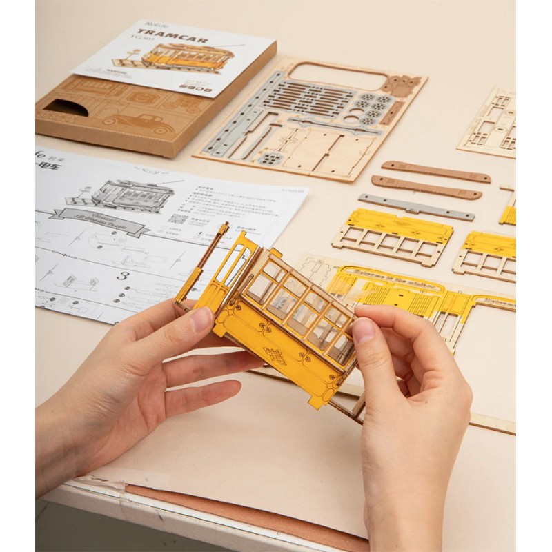 Puzzle 3D mécanique facile pour maquette Le Tramway Puzzle 3D mécanique facile pour maquette Le Tramway