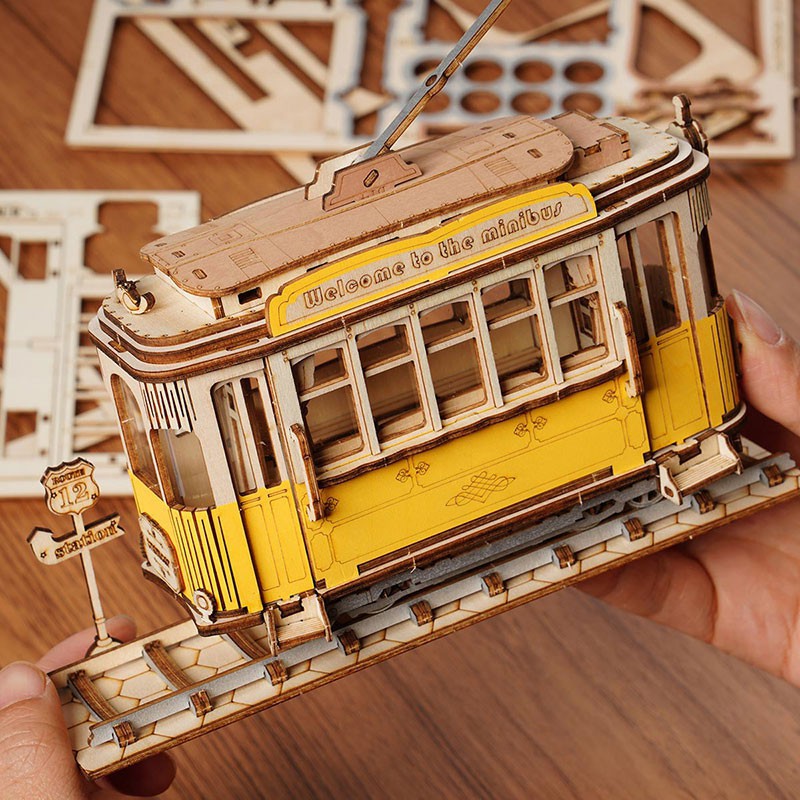 Puzzle 3D mécanique facile pour maquette Le Tramway Puzzle 3D mécanique facile pour maquette Le Tramway