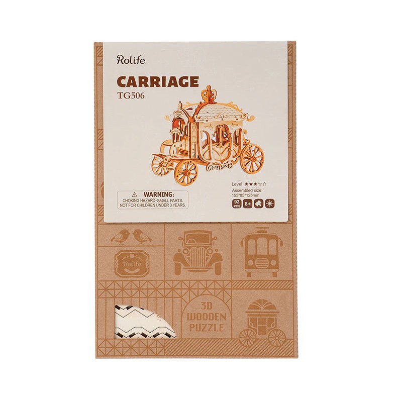 Puzzle 3D mécanique facile pour maquette Le Carrosse Impérial Puzzle 3D mécanique facile pour maquette Le Carrosse Impérial