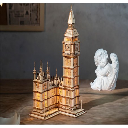 Puzzle 3D mécanique facile pour maquette Big Ben London